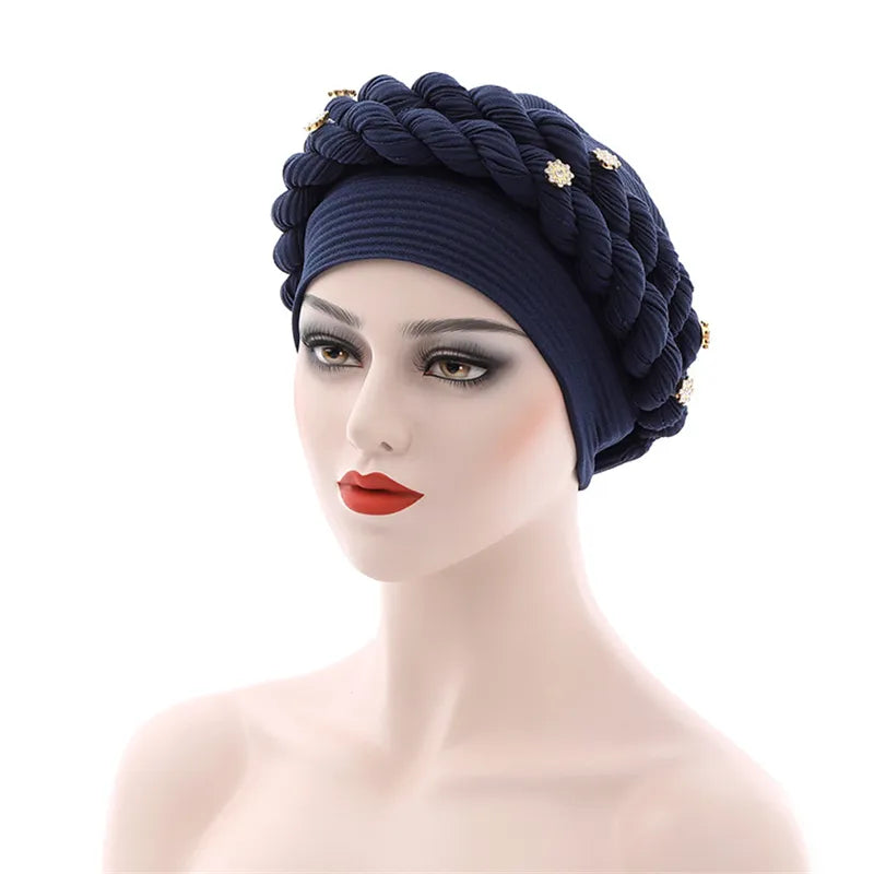 Double Braid Halo Turban